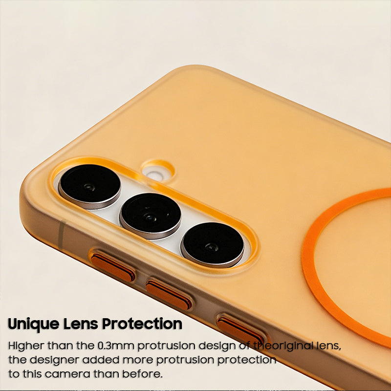 Frosted Semi-Transparent Case with MagSafe