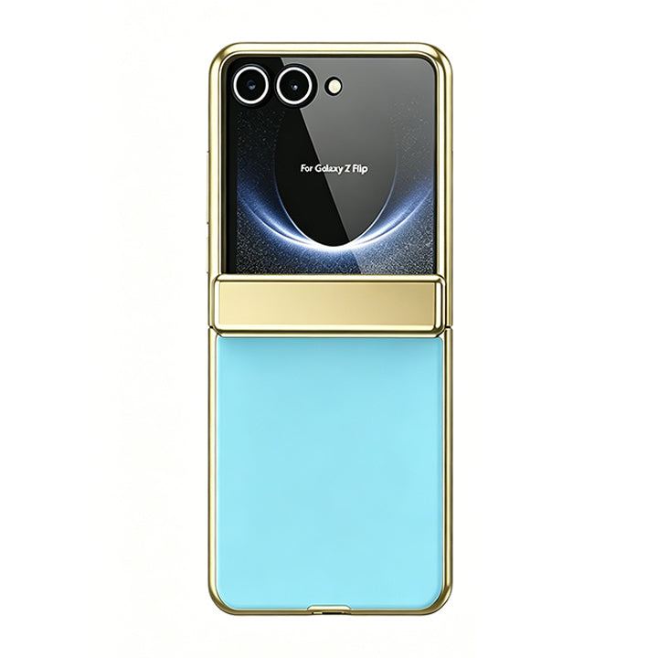 Electroplating Frame Leather Case
