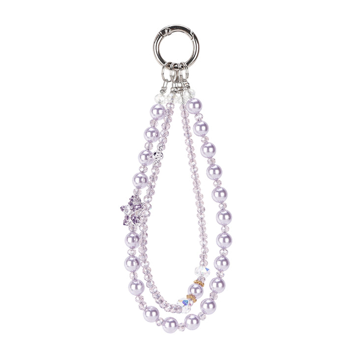 Pearl Double Pendant Rope Wristband