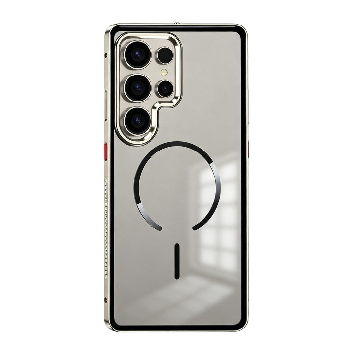Single-Sided Buckle Metal Frame Case with MagSafe