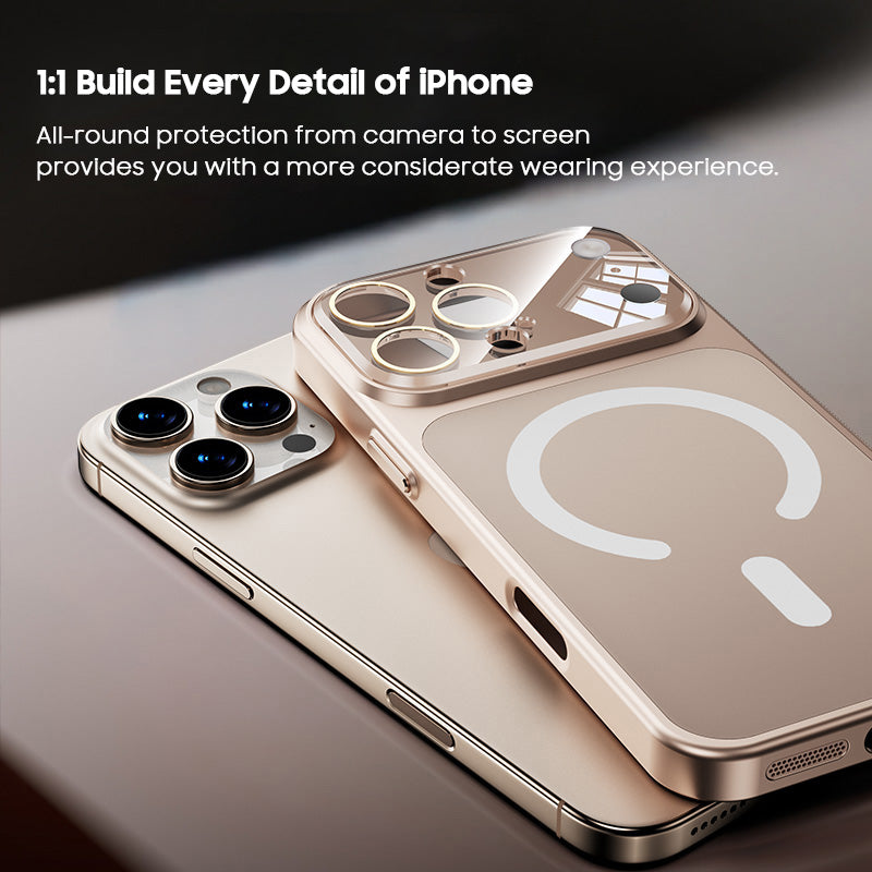 Full-Coverage Lens Protector Frosted Case with MagSafe