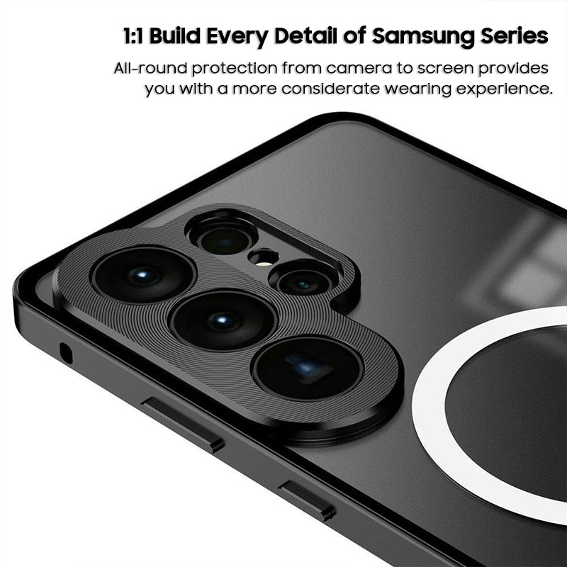 Single-Sided Buckle Metal Frame Case with MagSafe