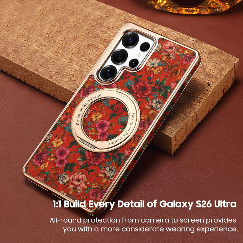 Retro European Style Rotating Kickstand Case