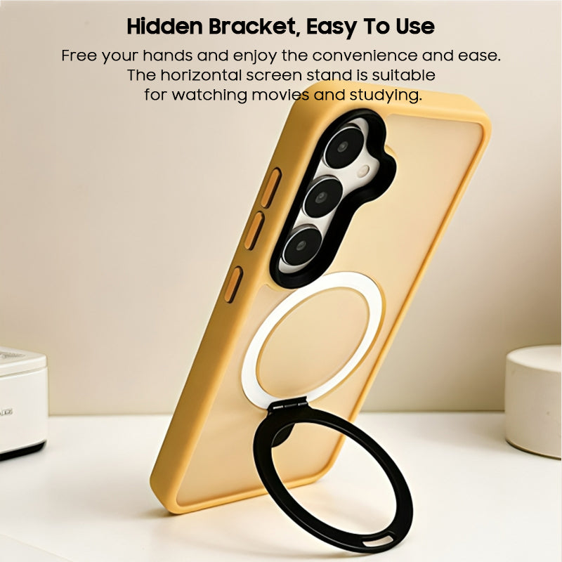 Translucent Frosted Swivel Kickstand Case with MagSafe