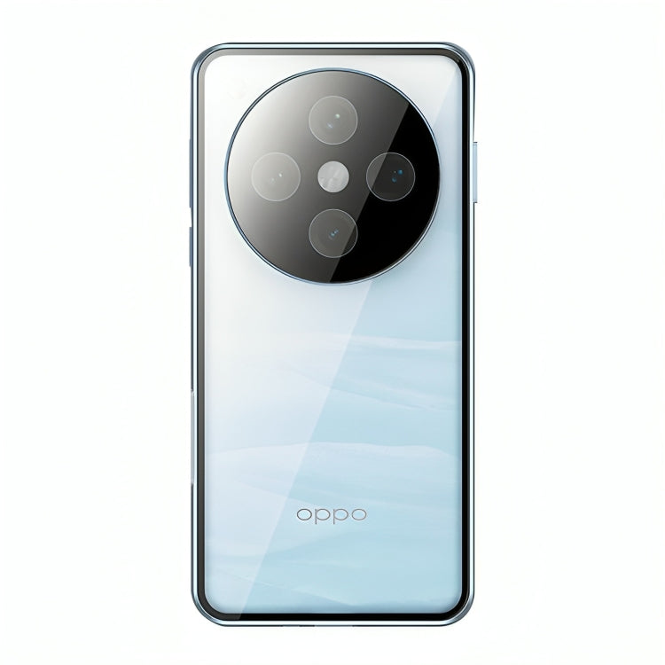 Metal Magnetic Frame Double-Sided Glass Case