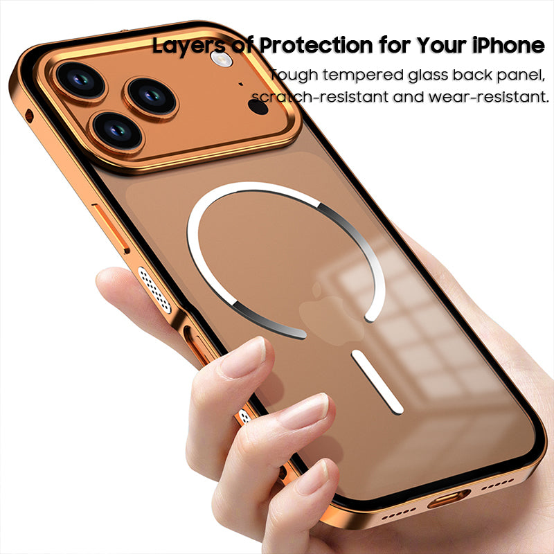 Metal Spring Buckle Case with MagSafe