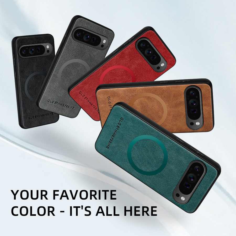 High-End Custom Leather Case with MagSafe