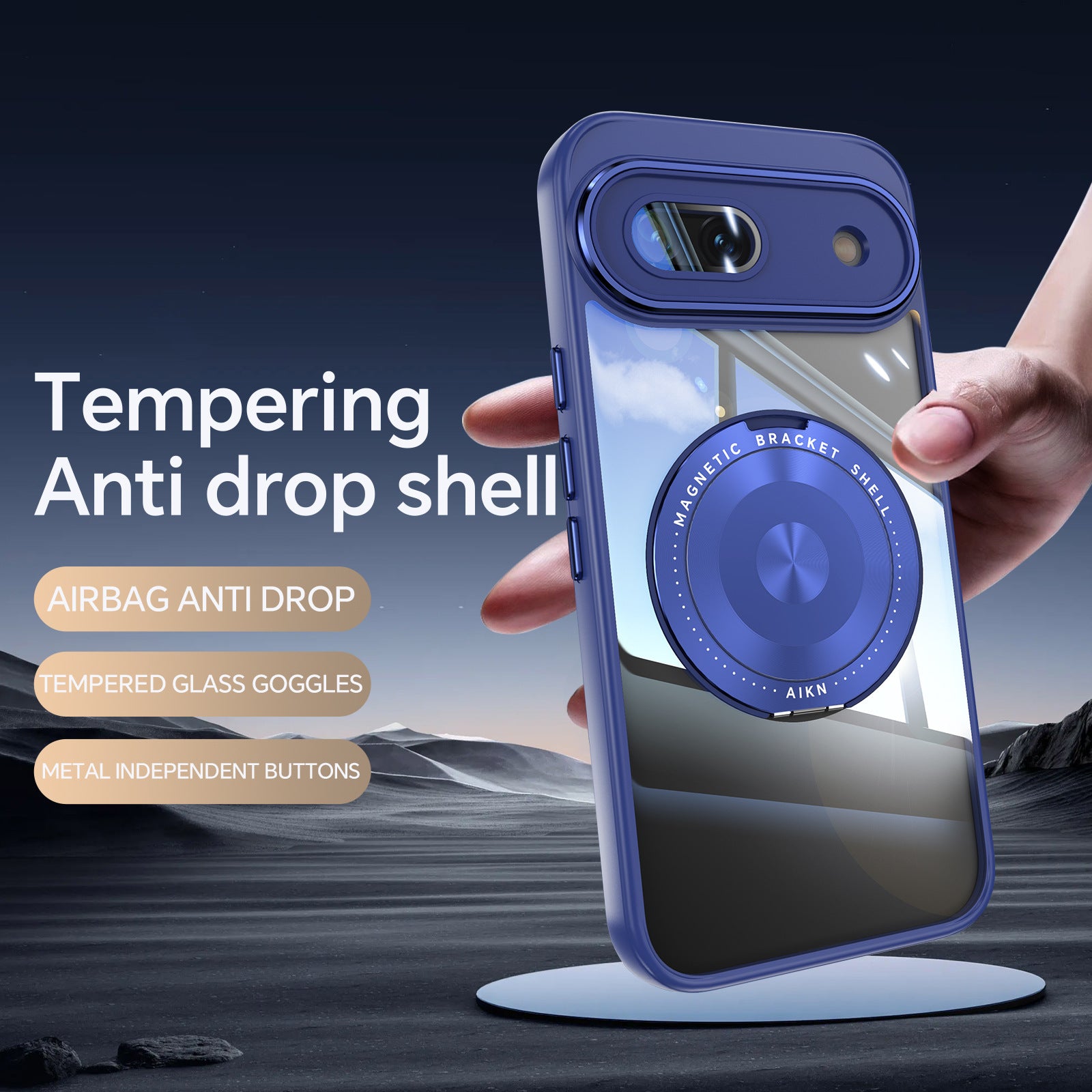 Swivel Stand Clear Case with MagSafe