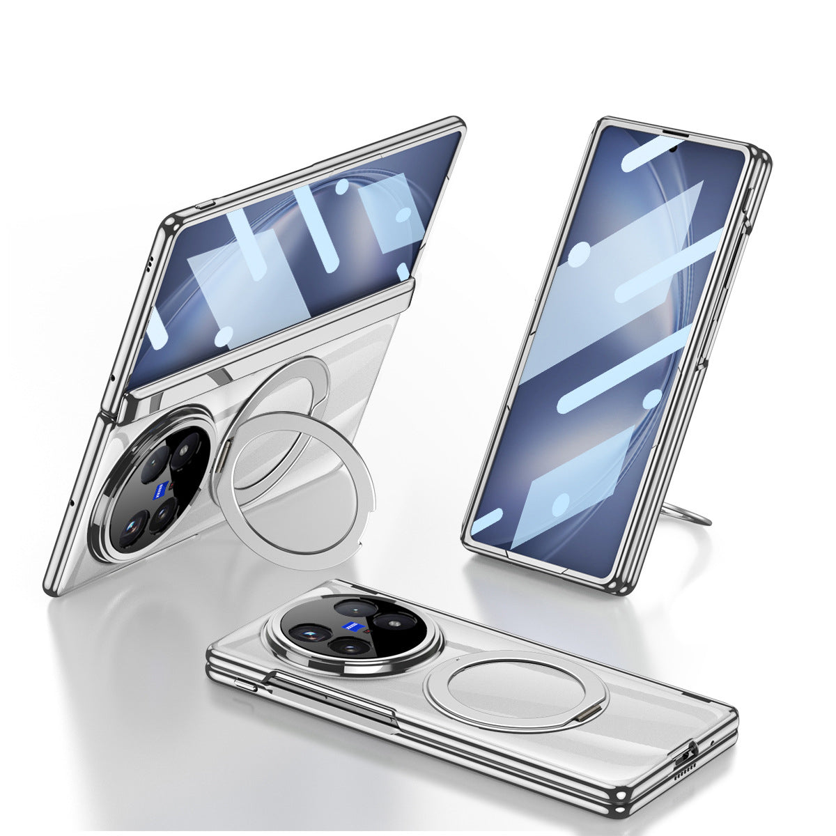 360° Rotating Kickstand Clear Case with MagSafe