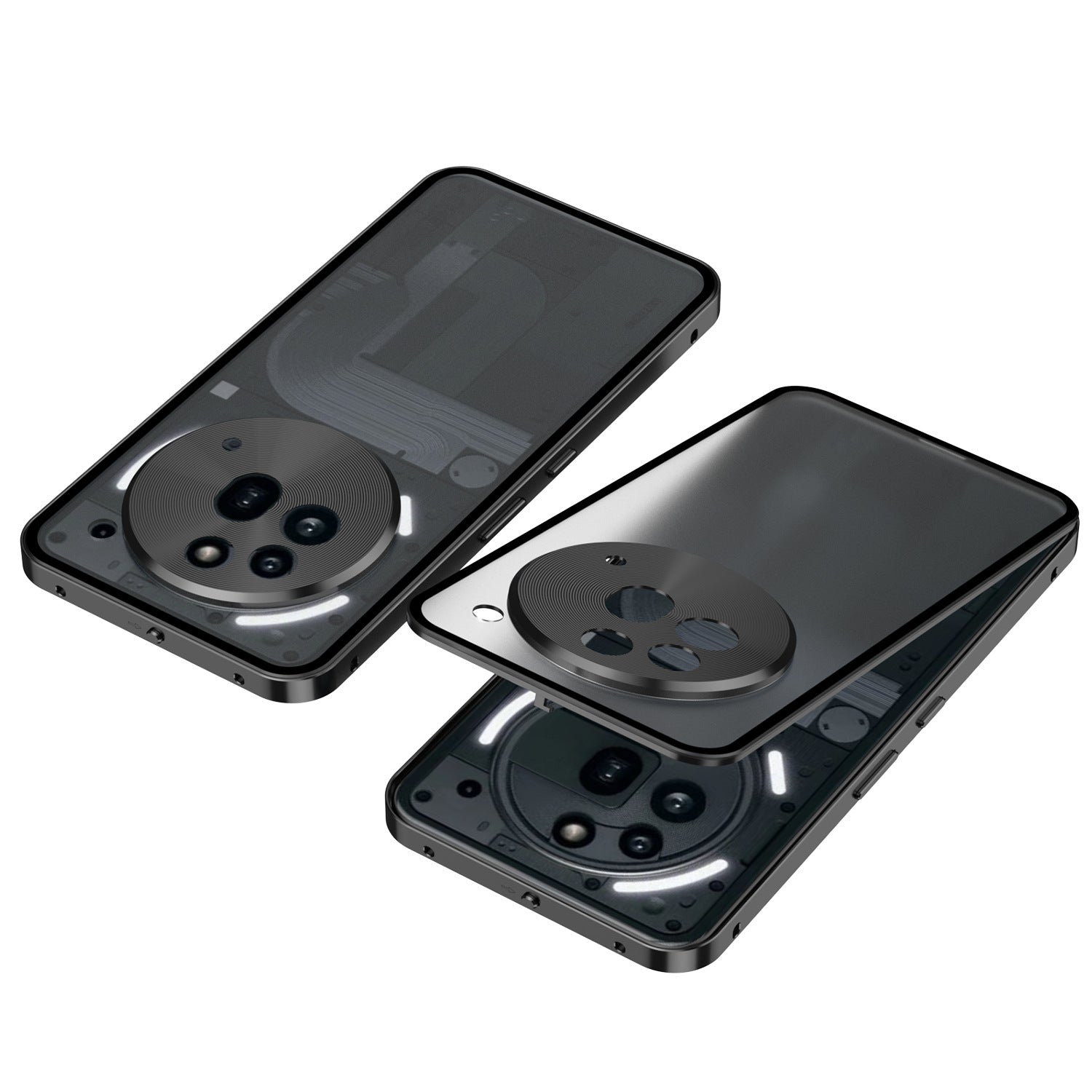 Single-Sided Buckle Metal Frame Case