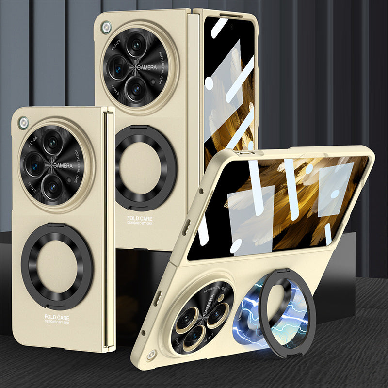 Rotating Magnetic Ring Frosted Case