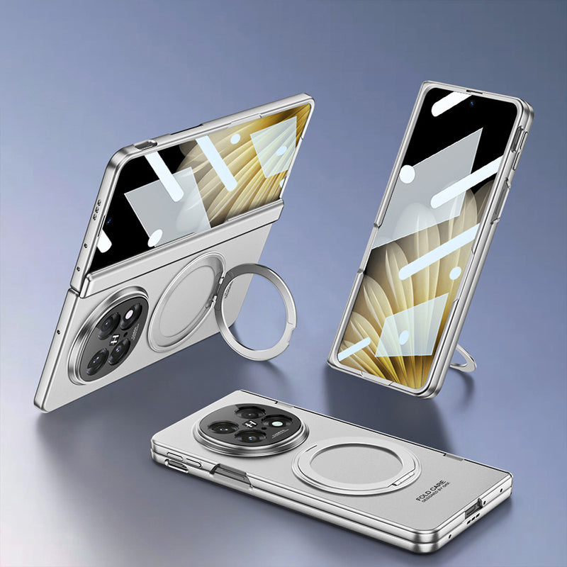 Rotating Magnet Ring Frosted Case with MagSafe