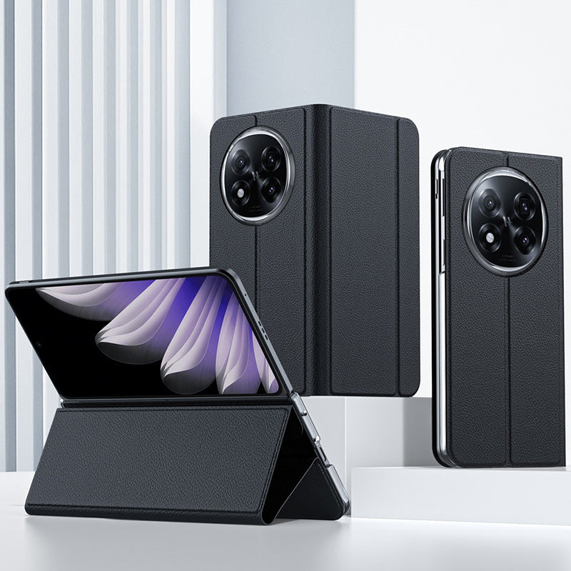 Folding Flip Leather Case