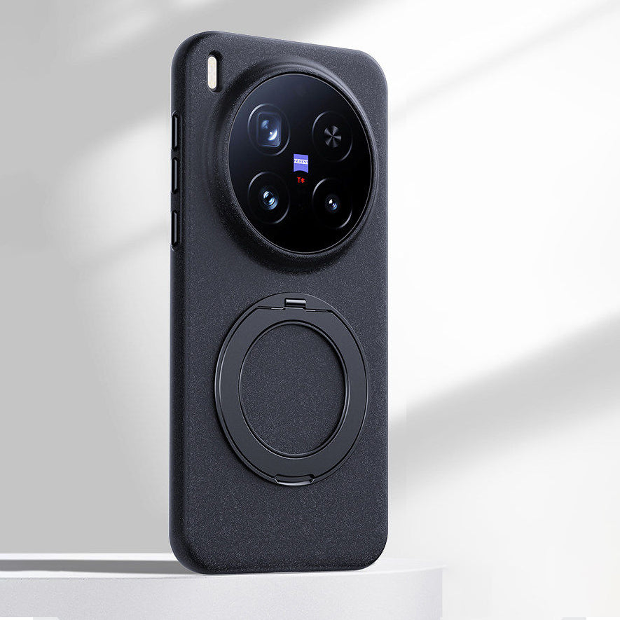 Rock Sand Material Ring Holder Case with MagSafe