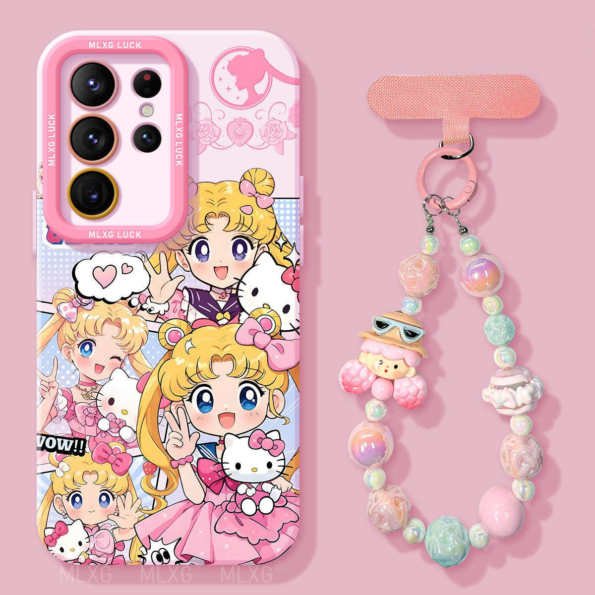 Sailor Moon Liquid Silicone Lanyard Case