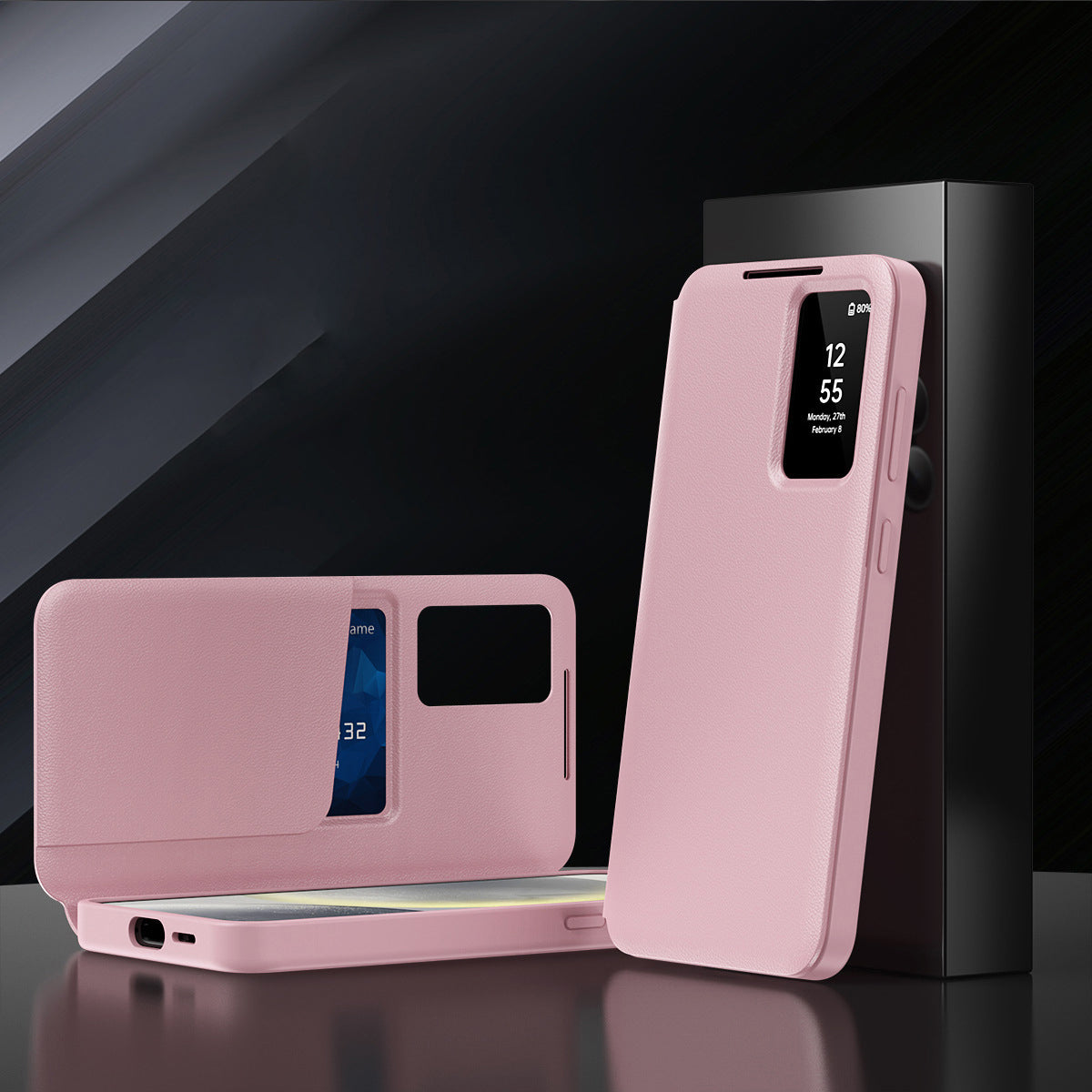 Folding Flip Leather Case