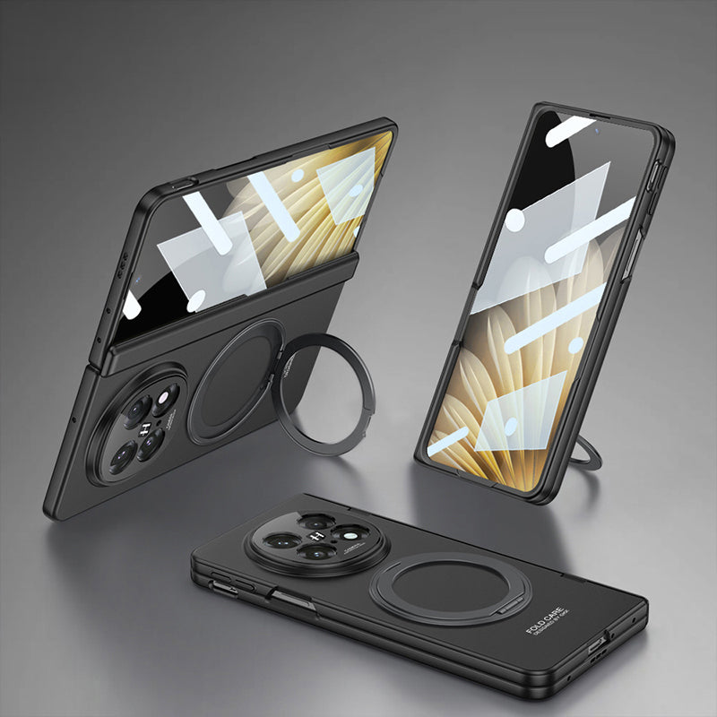 Rotating Magnet Ring Frosted Case with MagSafe