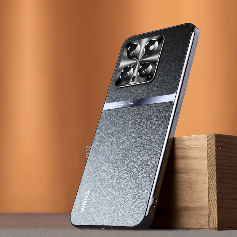 High-End Electroplated Leather Case