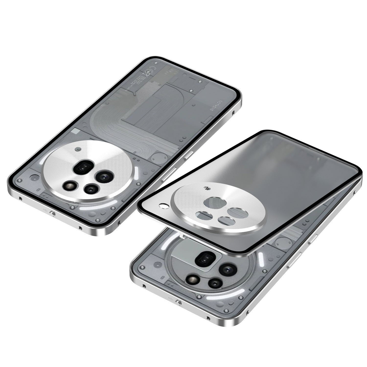 Single-Sided Buckle Metal Frame Case