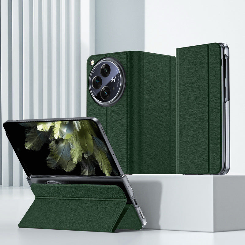 Folding Flip Leather Case