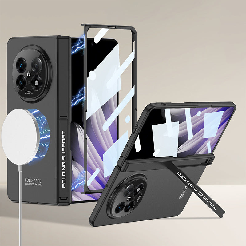 Frosted Ultra-Thin Kickstand Case with MagSafe