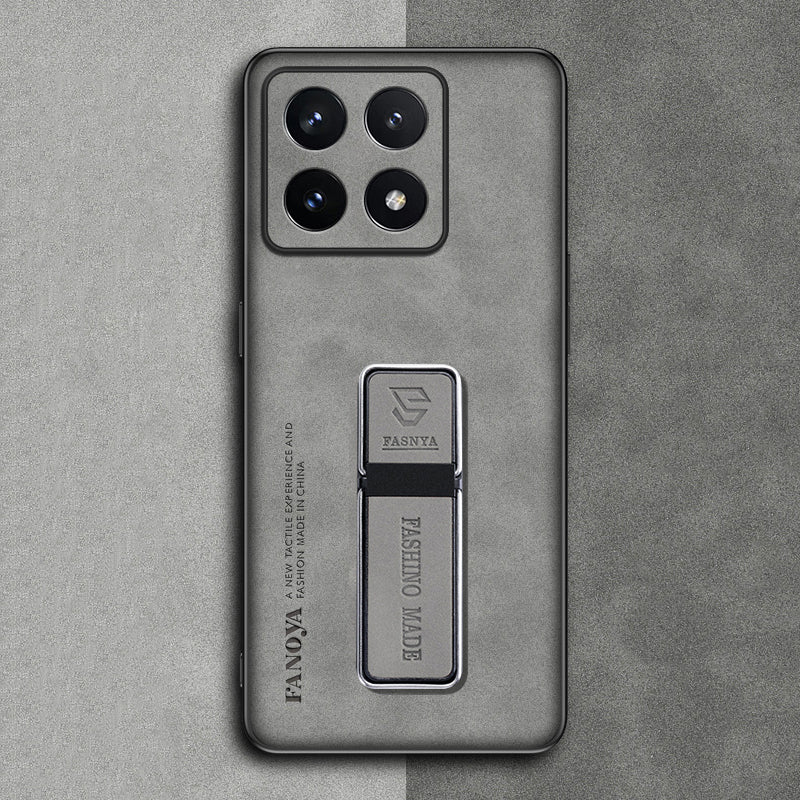 Matte Leather Case with Stand