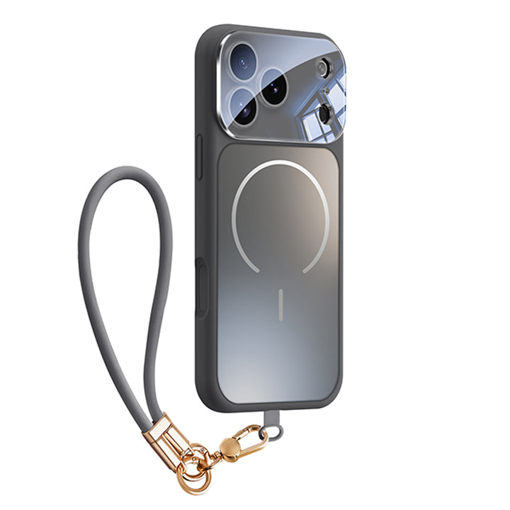 Wrist Strap Frosted Glass Case with MagSafe