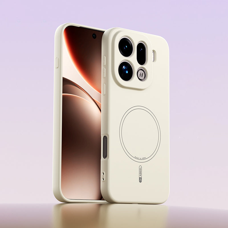 Solid Color Liquid Silicone Case with MagSafe