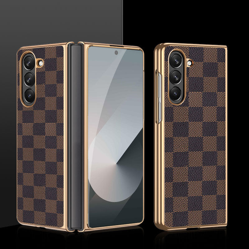 Luxury Electroplated Leather Case