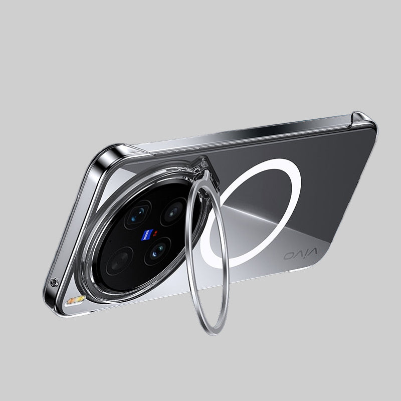 Frameless Invisible Lens Holder Clear Case with MagSafe