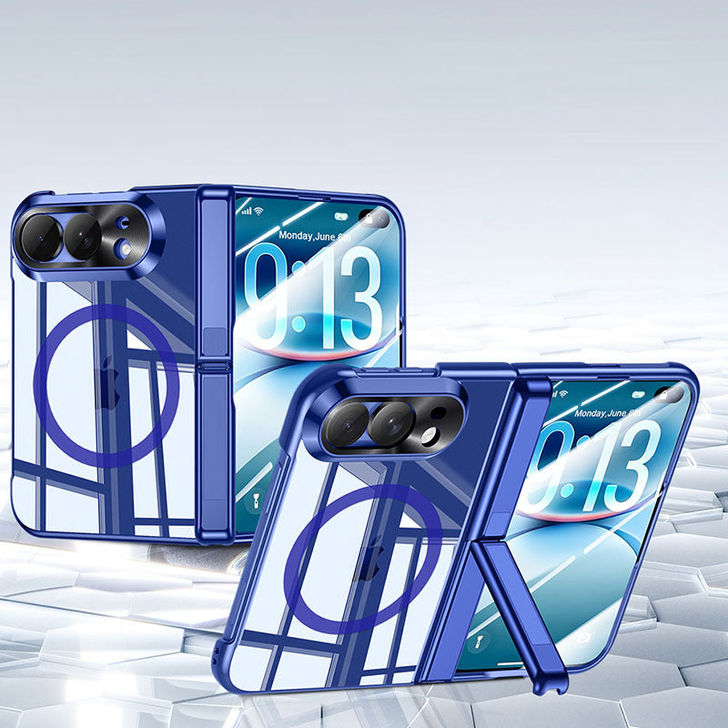 Transparent Electroplated Case with Kickstand