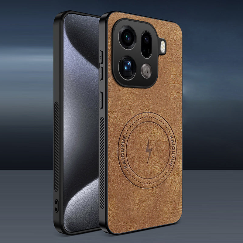 Matte Leather Case with MagSafe