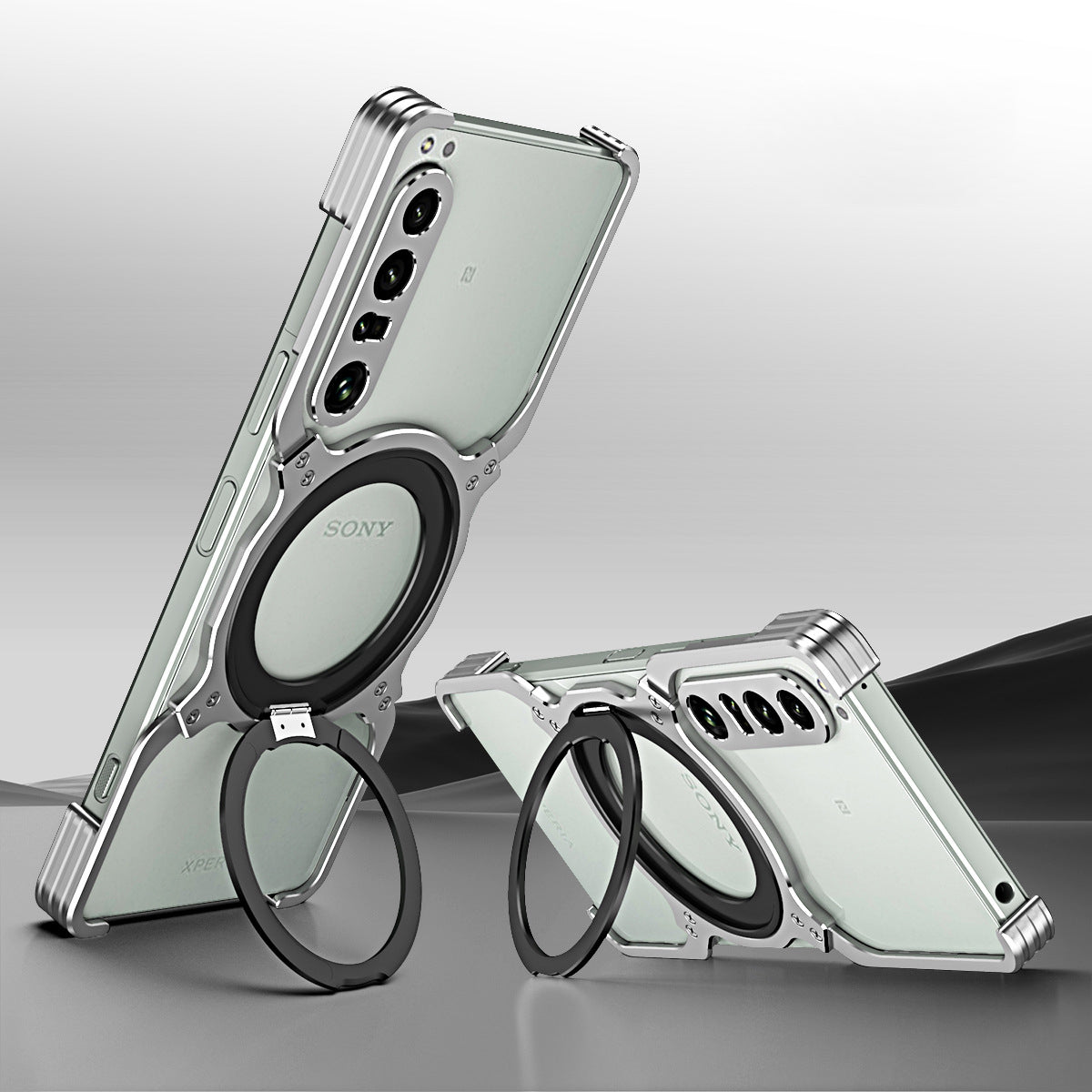 Metal Frame Anti-Fall Magnetic Holder Case