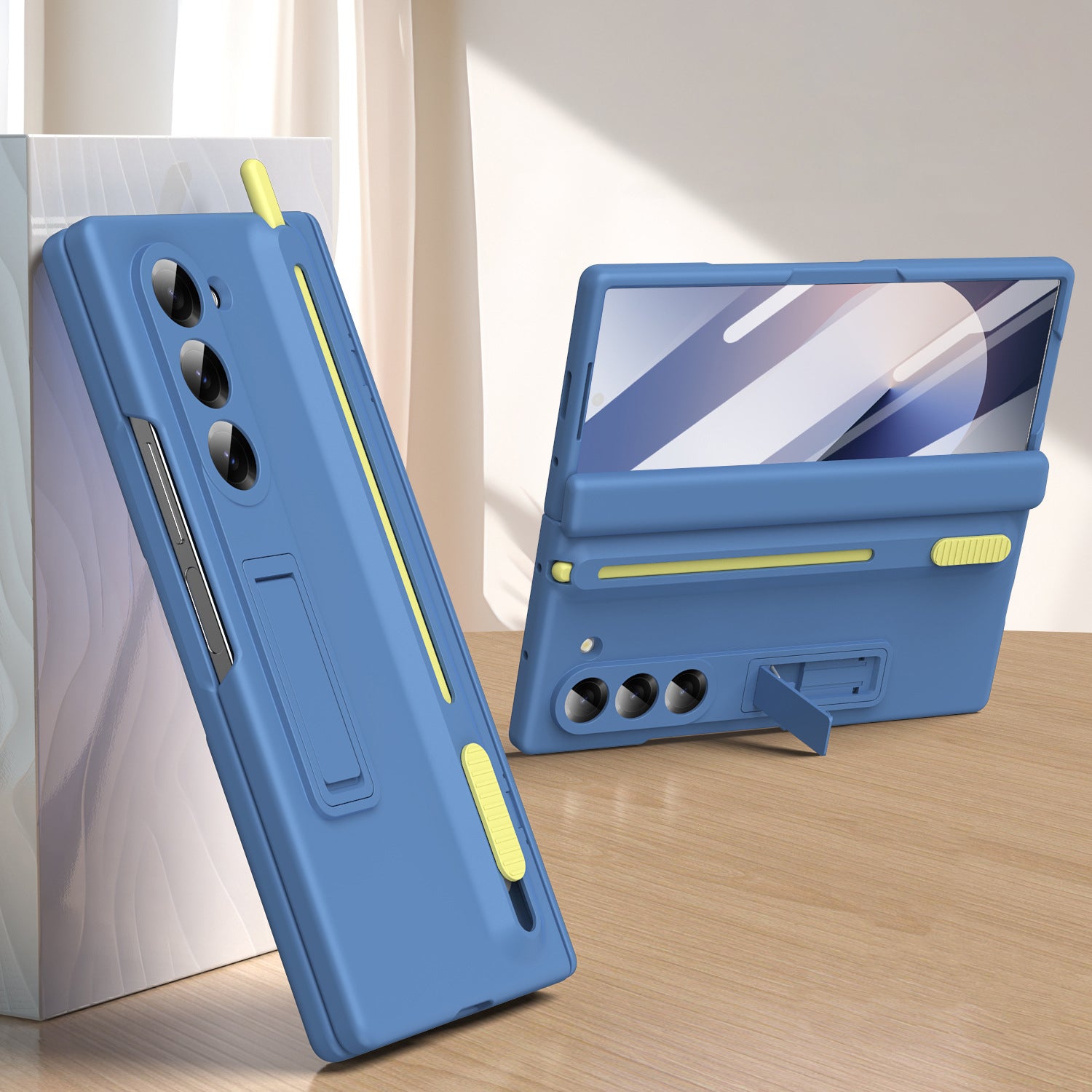 Adjustable Integrated Pen Slot Frosted Case