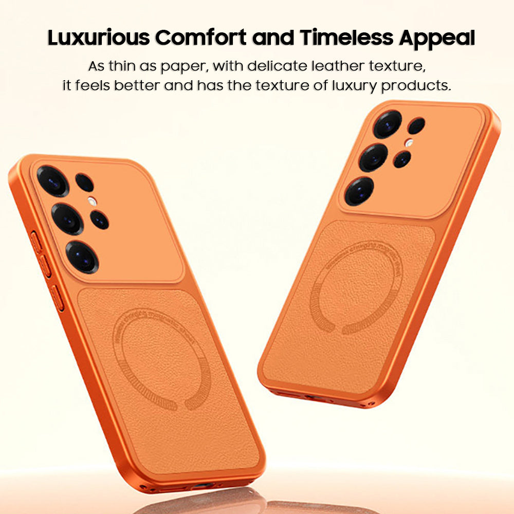 Skin-Friendly Leather Case with MagSafe