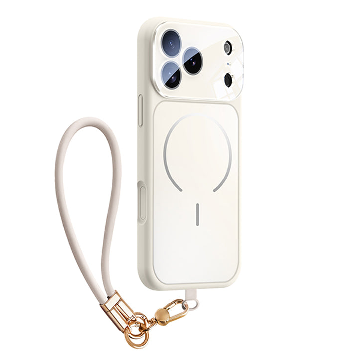 Wrist Strap Frosted Glass Case with MagSafe