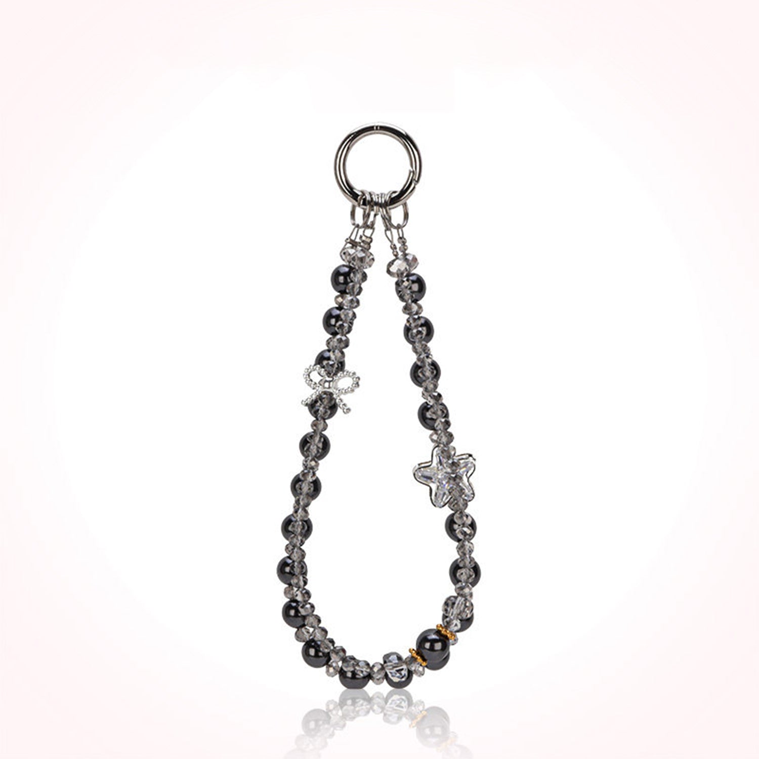 Pearl Double Pendant Rope Wristband