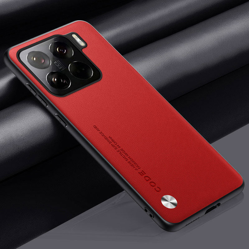 Solid Color Leather Case