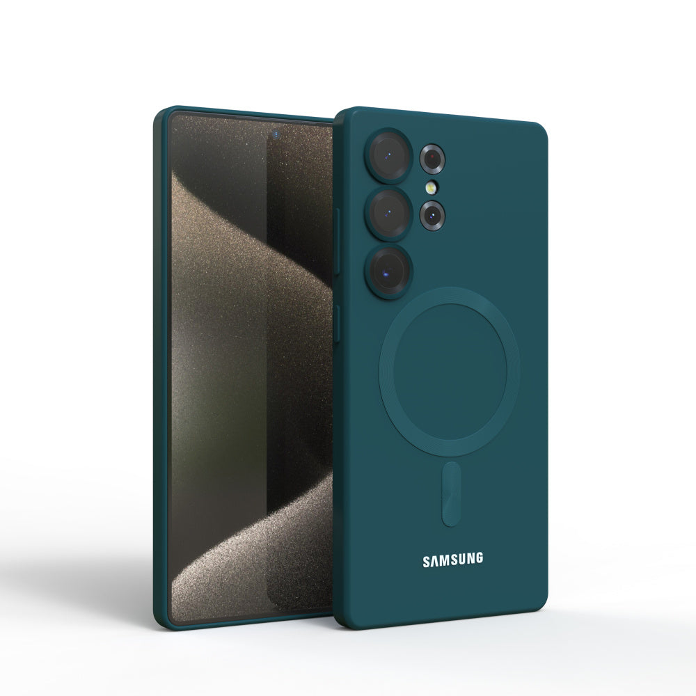 Samsung-Serie | Magsafe magnetische Silikon-Handyhülle