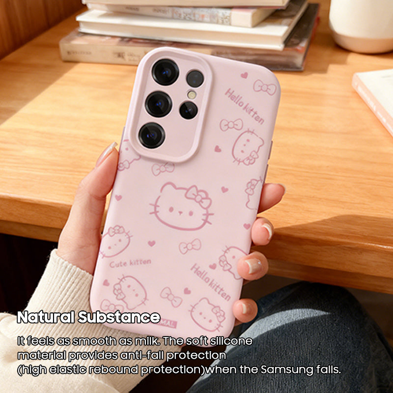 Hello Kitty Liquid Silicone Lanyard Case