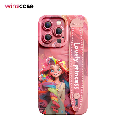 iPhone Series | “Princess Series”  Liquid Silicone Wristband Phone Case
