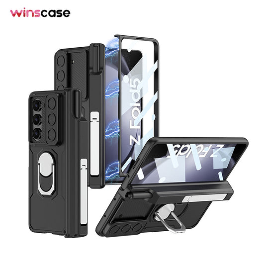 Samsung Series | Galaxy Z Fold5 Lens Sliding Window Protective Ring Mobile Phone Case