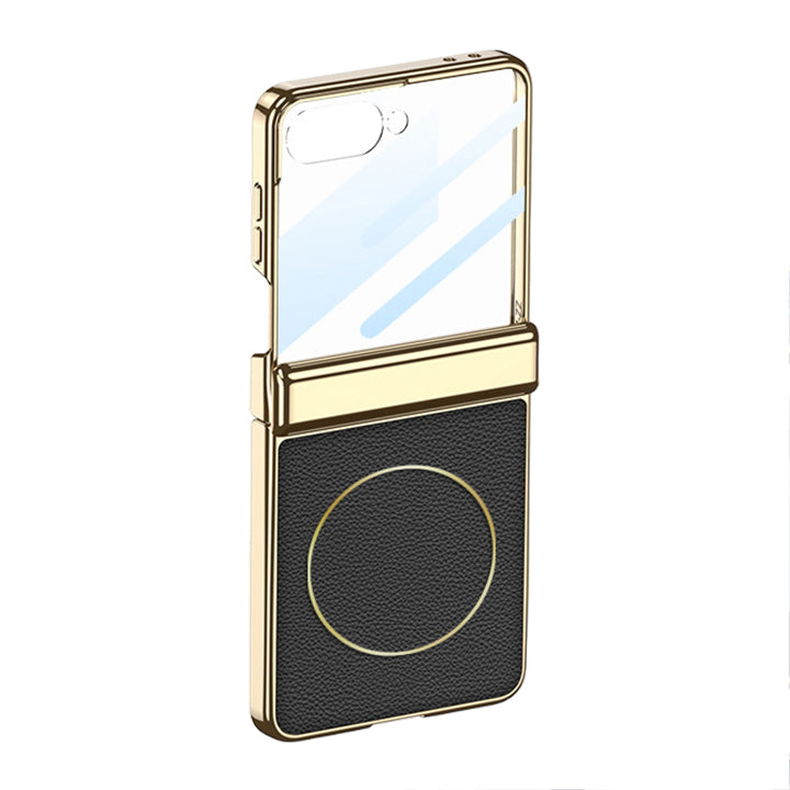 Electroplated Leather Case with MagSafe