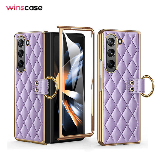 Samsung Series | Galaxy Z Fold Series Ring Buckle Double-Sided Protective Phone Case