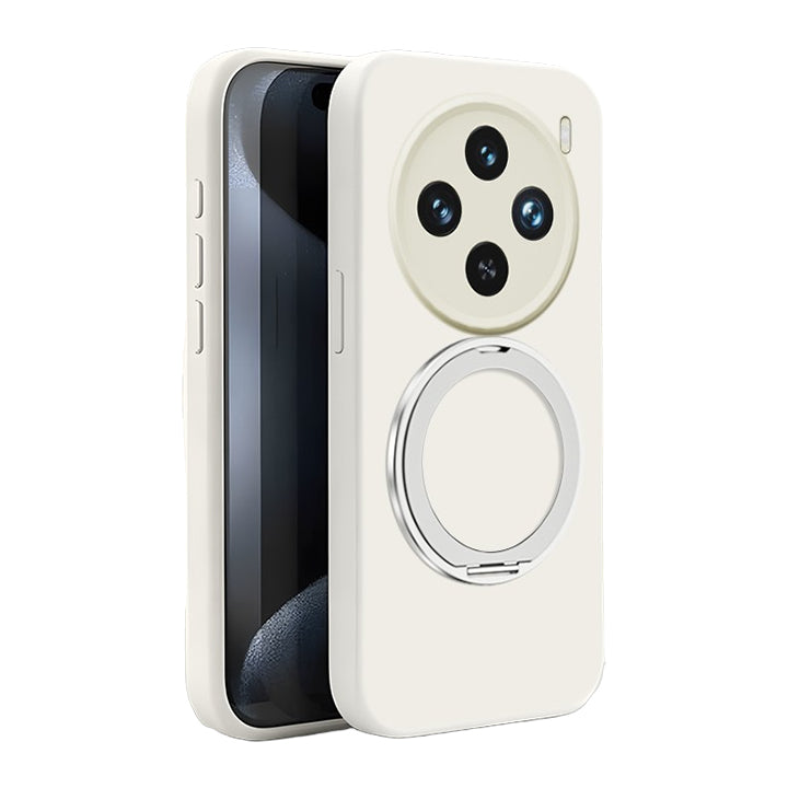 Rotating Bracket Silicone Case with MagSafe