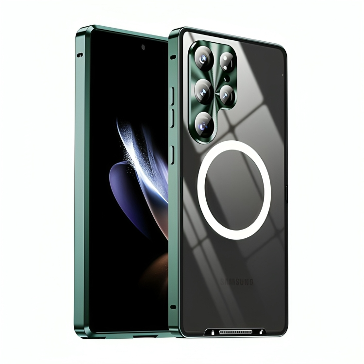 Metal Frame Glass Case with MagSafe