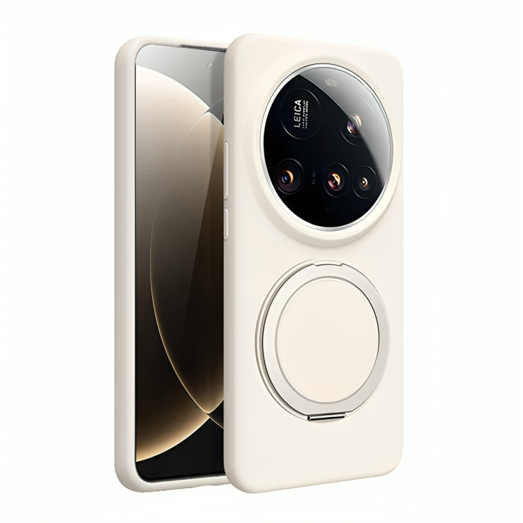 Rotating Bracket Silicone Case with MagSafe