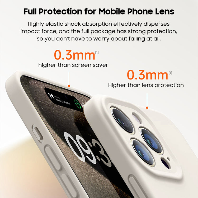 Solid Color Liquid Silicone Case