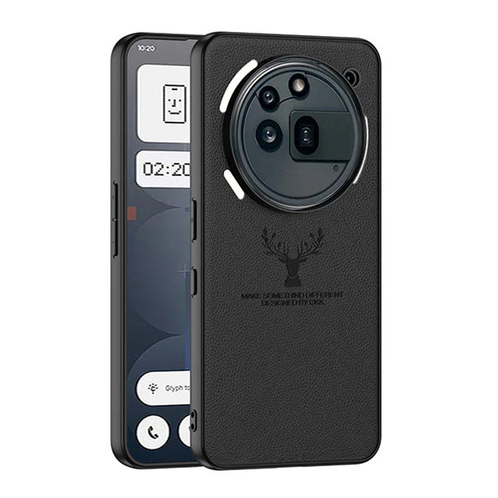 Elk Engraved Leather Case