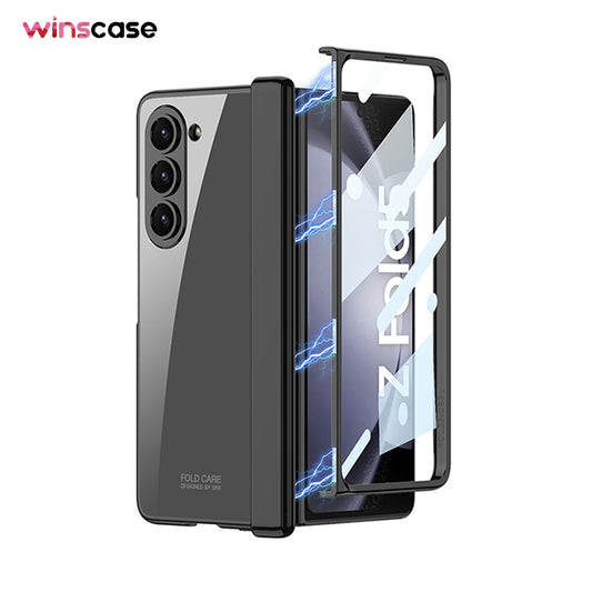 Samsung Series | Galaxy Z Fold5 Electroplated Transparent Mobile Phone Case
